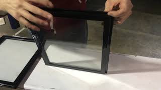 Part 1 How to Insert or Replace Doors for the MDC Countertop Display Cases by Marchia Tutorial [upl. by Nwadrebma]