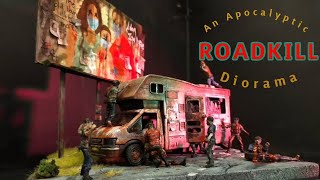 Roadkill  A zombie apocalypse diorama diorama diy [upl. by Frerichs]