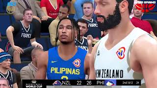 Gilas Pilipinas vs New Zealand  NBA2K24 PC Gameplay  July 14 2024  FIBA2K OfficialBon2K [upl. by Halyak]