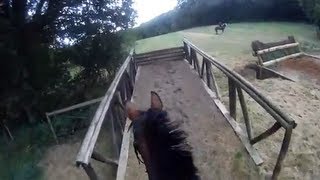 XC Schooling at BCA  Helmet Cam [upl. by Benedikta]