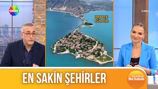 Türkiyenin sakin şehirleri belli oldu [upl. by Kerge]