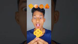 Onion ring orenge murukku laddu🧅🍊🥨🍡asmr food mukbang funny shorts [upl. by Tema]