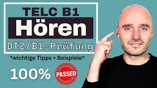 Hörverstehen B1 So schaffst du die TELC DTZ B1Prüfung [upl. by Eilloh]