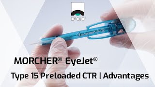 FCI Ophthalmics Exclusive MORCHER® EyeJet® Type 15 Preloaded CTR  Advantages [upl. by Einnol]