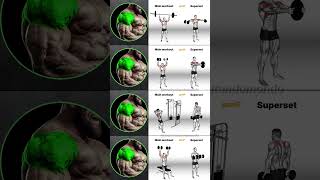 4 SHOULDER SUPERSET Workouts Build STRONGER Shoulders in LESS Time [upl. by Barraza261]