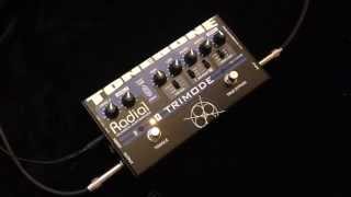 Radial Tonebone Trimode Overdrive Distortion Pedal Demo [upl. by Hong]