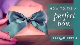 How to Tie a Perfect Bow [upl. by Nrev143]