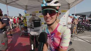 Katarzyna Niewiadoma  Interview at the start  Stage 1  Tour de Suisse Women 2023 [upl. by Checani]