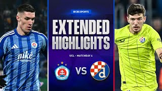 Bratislava vs Dinamo Zagreb Extended Highlights  UCL League Phase MD 4  CBS Sports Golazo [upl. by Niatirb]