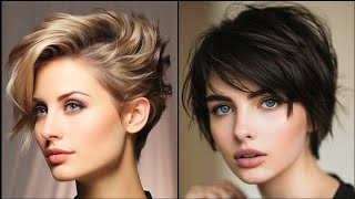 Latest and Attractive Bob With Sided bangs haircuts amp Hairstyle dyed hair Colour ideas [upl. by Levins]