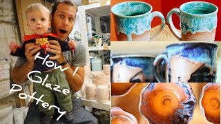 How to Glaze Pottery Tips Tricks and Techniques [upl. by Koser]