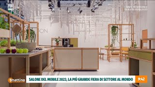 Il salone del mobile  Unomattina  18042023 [upl. by Aynot]