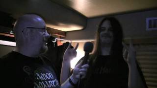 Talking football with Brian Slagel amp Corpsegrinder Part 1 [upl. by Ahso227]