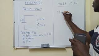 Series Circuit calculation Electricity [upl. by Uno628]