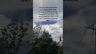 Paranormal goldish light reflected in the clouds around 11am in PNG [upl. by Aenal722]