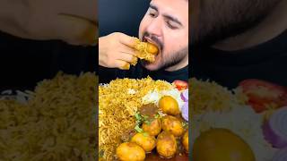 ASMR SPICY EGG CURRY 🔥 BASMATI RICE  shorts mukbangasmreating mukbangasmr asmr [upl. by Ronoh476]