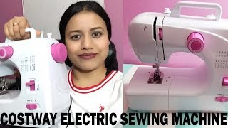 Costway electric Sewing Machine16 BuiltIn Stitchunboxing amp review [upl. by Bracci]