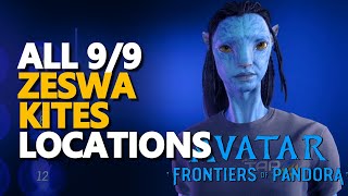 All Zeswa Kites Locations Avatar Frontiers of Pandora [upl. by Manthei709]