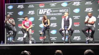 Jon Jones amp Daniel Cormier Verbal Sparring UFC 178 QampA Media Day LA [upl. by Albric643]