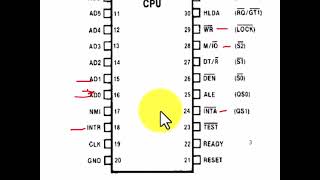 1 CPU Intel 8086  Vue Externe [upl. by Yona]