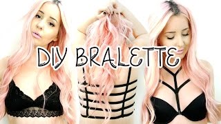 DIY 3 EASY Bralettes  by tashaleelyn [upl. by Birkle]