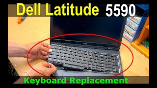 Dell Latitude 5590  Keyboard Replace [upl. by Maddi37]