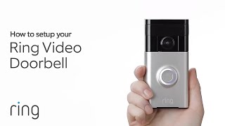 How to Set Up Your Ring Video Doorbell  Ring [upl. by Alius857]