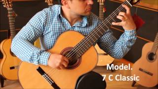 Review model 7C Classic  Alhambra Guitarras [upl. by Alyos888]