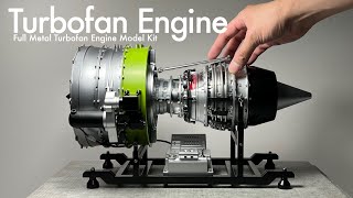 Building a Turbofan Engine Model Kit  Full Metal Turbofan Engine Aircraft Jet Engine Model [upl. by Osrick]