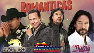 LOS TEMERARIOS GRUPO BRONCO LOS BUKIS MIX ROMANTICOS 40 RECUERDOS DEL AYER GRANDES EXITOS [upl. by Lorolla]