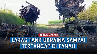 Tank T64BV Ukraina Rusak Parah Diterjang Artileri Pasukan Putin [upl. by Akira711]