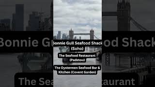 Top 5 Seafood Restaurants in London [upl. by Noyerb]