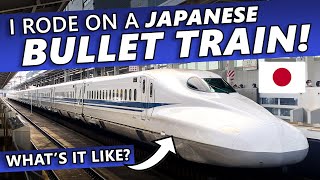 I rode on a JAPANESE BULLET TRAIN [upl. by Norrie]