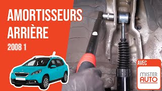 Changer les Amortisseurs arrière Peugeot 2008 1 ➿ [upl. by Tireb]