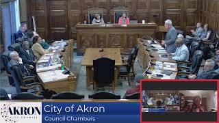 City of Akron Council Meeting  9162024 [upl. by Arehs883]