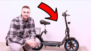 AE86ORIGIN M5 Electric Scooter with Seat 500W Motor 14quot Pneumatic Tires  Setup amp Review [upl. by Sandie]