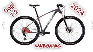 Unboxing Oggi Big Wheel 72 2024 com Deore de 12 velocidades [upl. by Anigal]