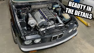 Finishing ALL The Details On My Forged Turbo M50 E30 4 Years In The Making [upl. by Shandra]