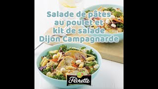 Salade de pâtes et légumes au poulet Dijon [upl. by Cyler111]