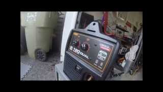 How to Set Up Lincoln Electric Power Mig 180 Dual Wire Feed Welder [upl. by Natam]