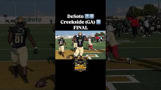 DeSoto dominates Creekside GA 700 txhsfb dfw dallas fortworth highschoolfootball desoto [upl. by Enowtna447]