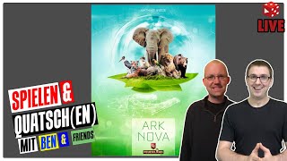 Arche Nova Mathias Wigge Feuerland 2021  Brettspiel Live Lets Play mit Flo amp Ben und dem Autor [upl. by Irakuy]