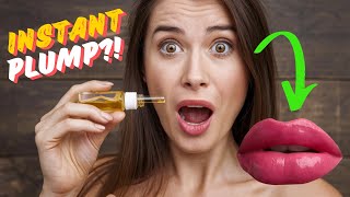 Get Fuller Lips INSTANTLY With Peppermint Oil SO EASY [upl. by Earized]