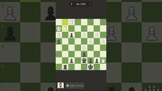 November 7 2024 Unlocking the kingside Gates music chess puzzle daily viralvideo fun mood [upl. by Monte936]