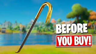 GOLD CROW FORTNITE PICKAXE REVIEW [upl. by Burrows843]