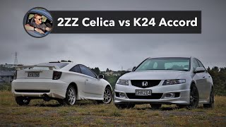 Toyota Celica vs Honda Accord  iVTEC vs VVTLi [upl. by Punak]