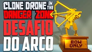 DESAFIO DO ARCO DE FOGO🔥 Clone Drone in the Danger Zone 🤖 [upl. by Veno]