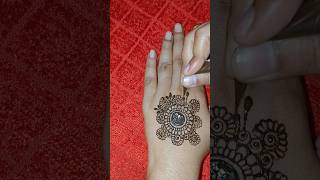 Mandala Mehndi Design for Back Hand  Gol Tikki Mehndi Design for Back Hand  Creative Divyanshi [upl. by Ashelman]