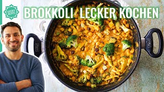 Brokkoli Kichererbsen Curry  So schmeckts wirklich gut [upl. by Childs]