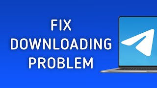 How To Fix Telegram Downloading problem On PC [upl. by Rebmyt]